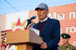 22 апреля на площади Ленина города Нефтекумска состоялось торжественное мероприятие, посвященное краевому патриотическому автопробегу "Эх, путь-дорожка фронтовая!"